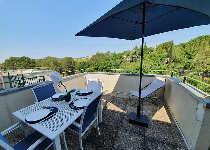 아파트 Le Blanc-martel - Piscine, Climatisation & Parking 그뢰오레방